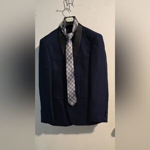 Stitch & Needle Blue Coat with Classic Tailoring